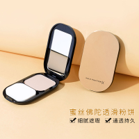 蜜丝佛陀(MAX FACTOR)透滑控油持久遮瑕定妆防晒保湿散粉粉饼 01# 玉瓷色 适合白皙肤色