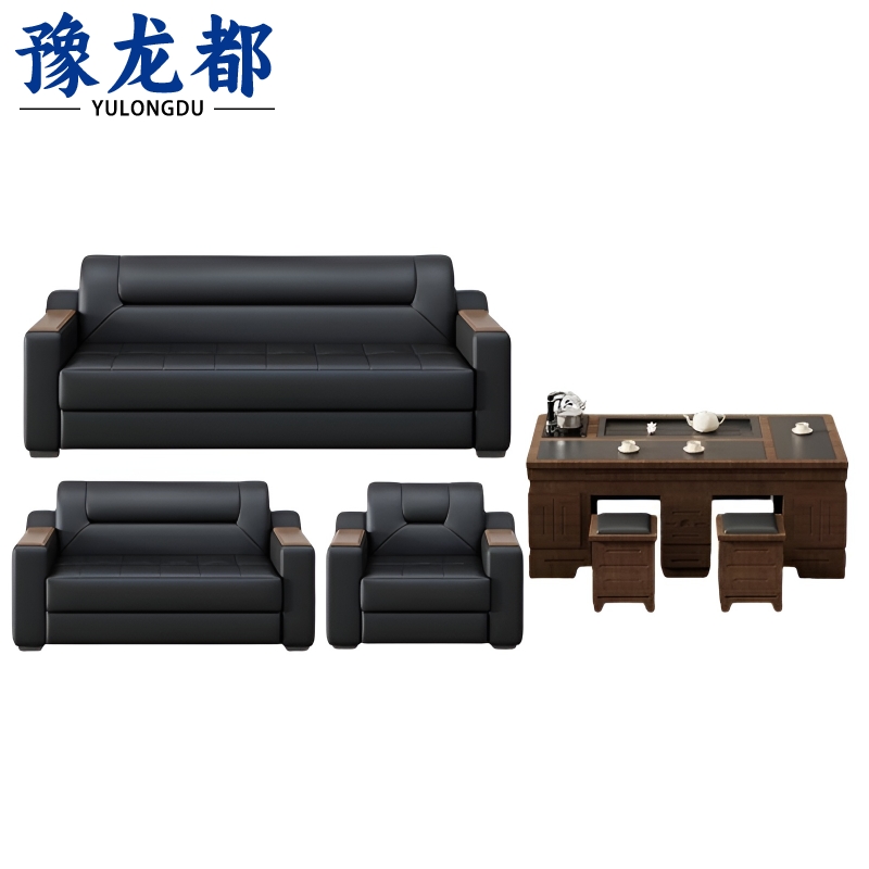 豫龙都沙发3+2+1+茶几套高清大图