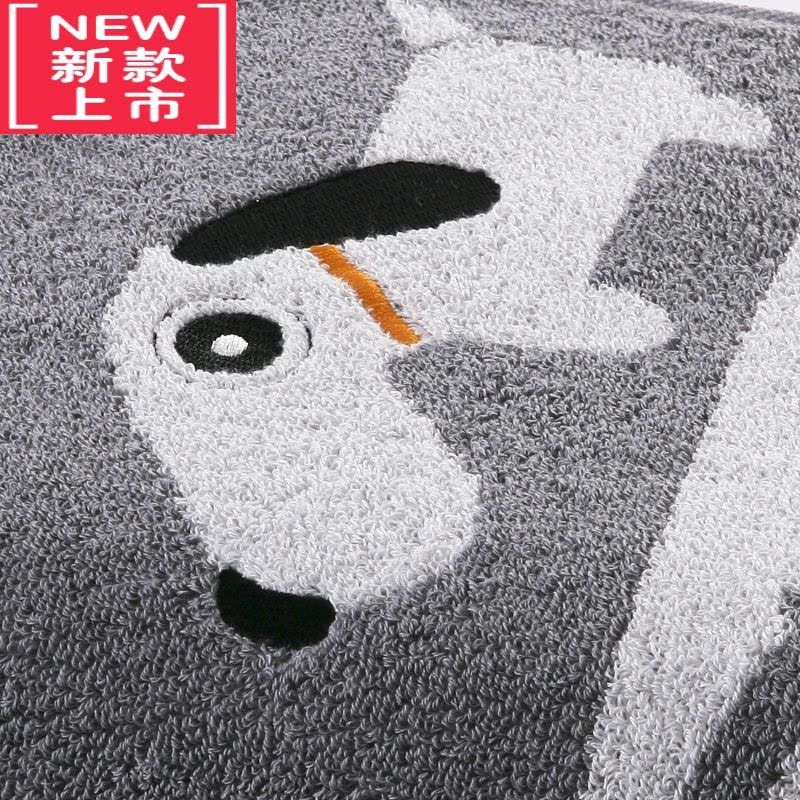 可莉允毛巾浴巾抹手巾 儿童A类面巾洗澡巾挂绳方巾柔软吸图片