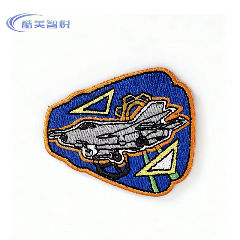 酷美智悦 长春航展纪念品织唛刺绣魔术贴4 8*8cm 个高清大图