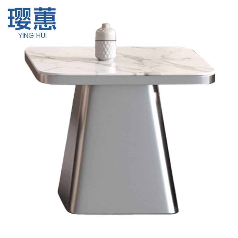 璎蕙 岩板方桌60cm 个高清大图