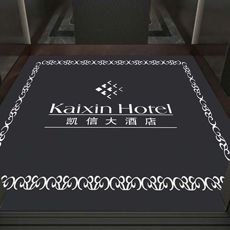 域赢 定制logo轿厢专用地毯PVC材质胶皮革 1. 6*1. 65m定制联系客户经理高清大图