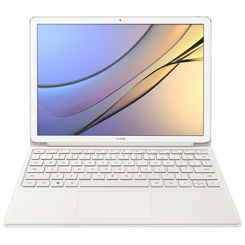 华为(HUAWEI) MateBook E 12英寸平板电脑笔记本二合一(m3-7Y30 4G 128GB固态 内含扩展坞 2K高清屏 含正版office 香槟金)