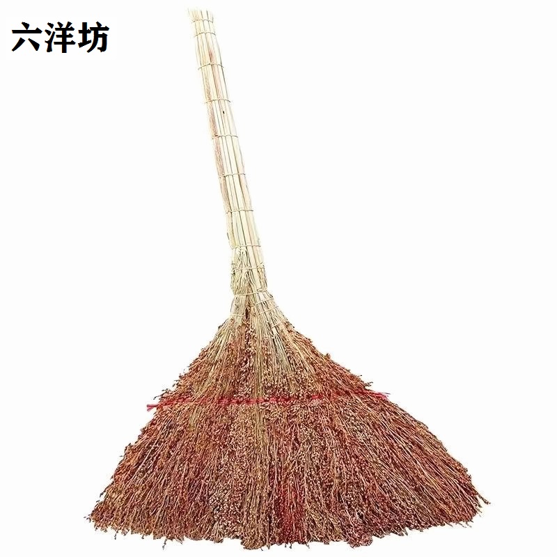 六洋坊 编织扫帚90cm把高清大图
