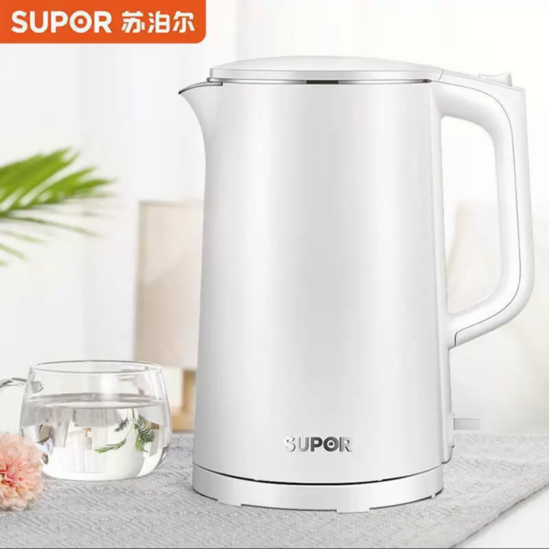 苏泊尔(SUPOR)电热水壶烧水壶1.7L大容量17J418
