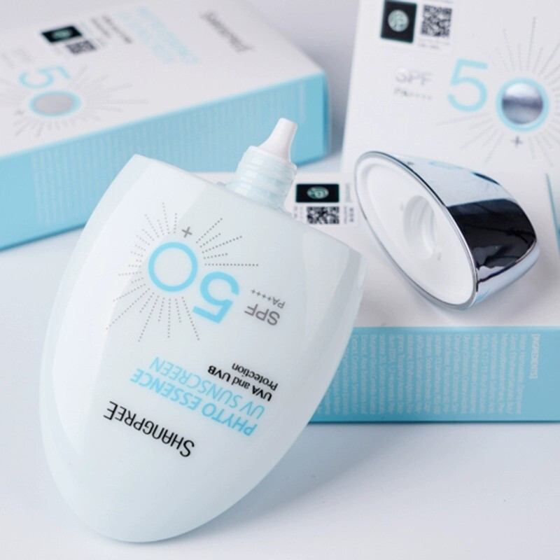 [2支装]韩国Shangpree香蒲丽植物精华防晒霜60ml SPF50+ 男女面部全身防晒隔离防水防汗 新版带防伪高清大图