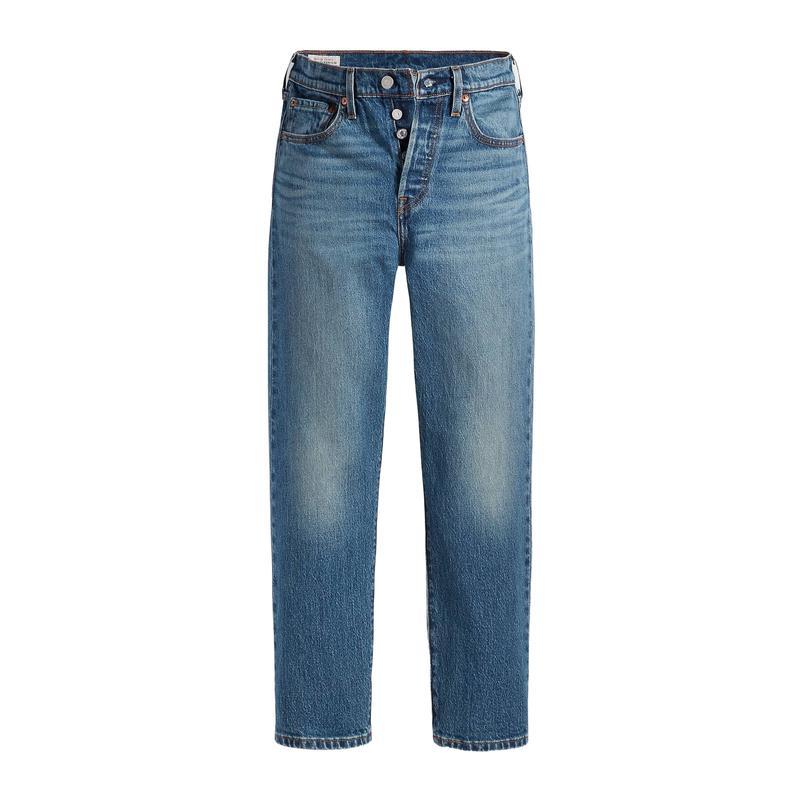 Levi’s美国代购李维斯牛仔裤女式新款直筒蓝色休闲长裤