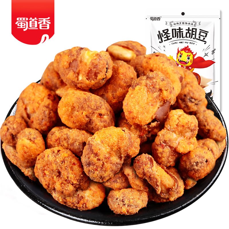 蜀道香 怪味胡豆100g*4