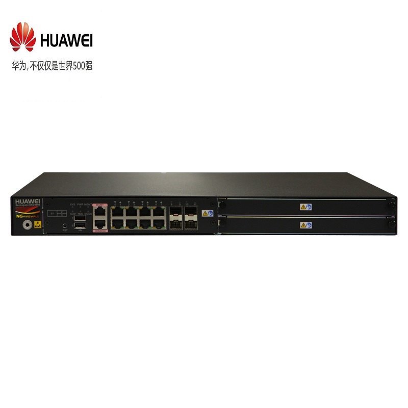 华为(HUAWEI)USG6150交流主机(8GE电+4GE光,4GB内存,1交流电源,含内容过滤功能,国密功能,虚拟防火墙功能,SSL VPN 100用户)优享服务