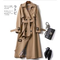 加棉/单里风衣女中长款2021秋冬新款韩版小个子大衣英伦过膝外套