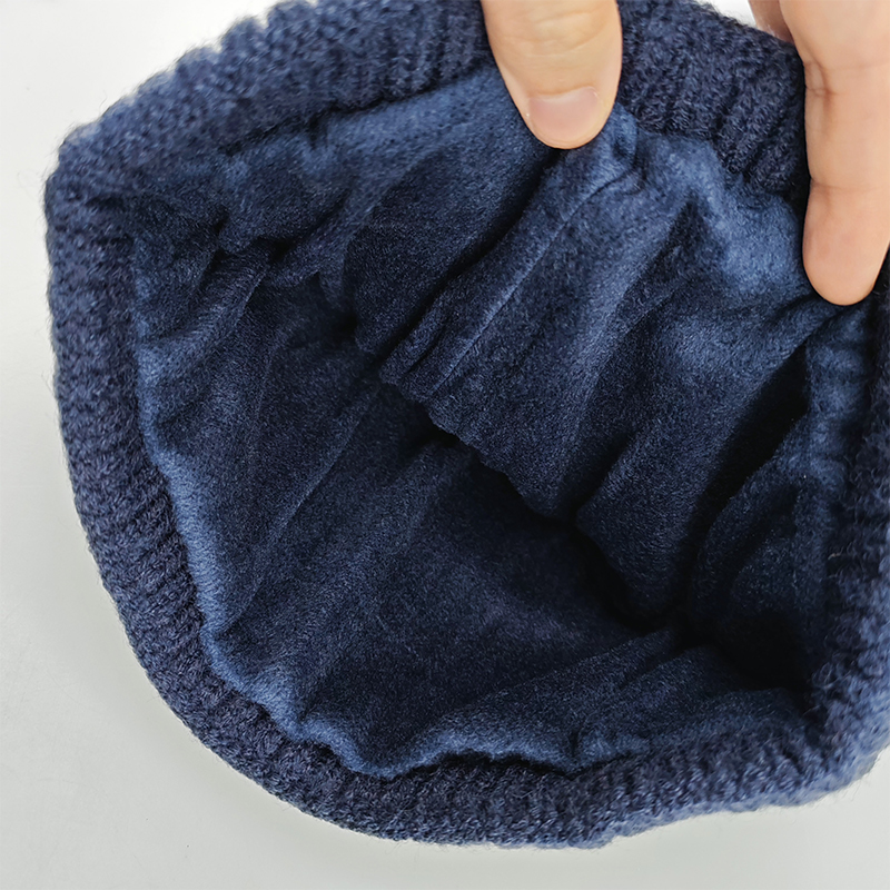 鸽护 毛线帽 GH172QDK-藏青色 顶高清大图