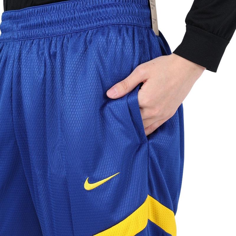 男子篮球实战icon款NBA金州勇士队训练短裤FB高清大图