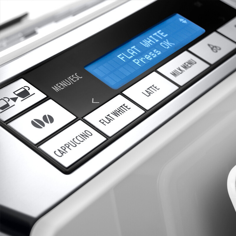 德龙(DeLonghi)ECAM45.760.W 咖啡机 智能 全自动咖啡机 家用煮咖啡机 商用咖啡机 意式咖啡机
