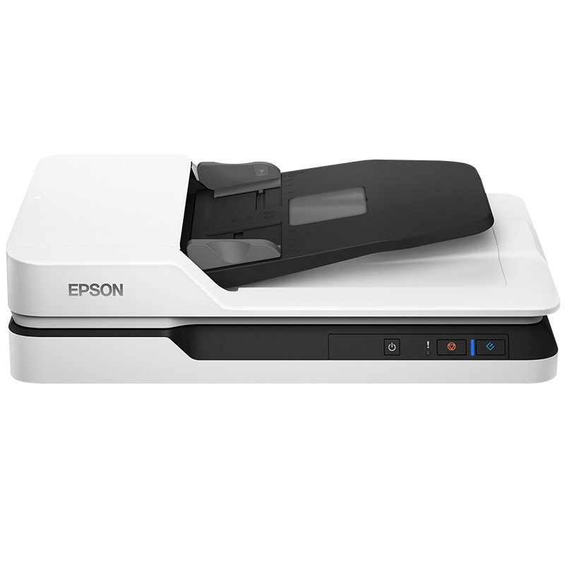 爱普生(Epson) DS-1630 A4 平板式+ADF馈纸式高速彩色文档扫描仪（白色）