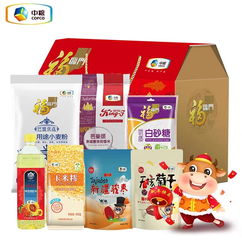 中粮乐享团圆大礼包A型3161g+900ml