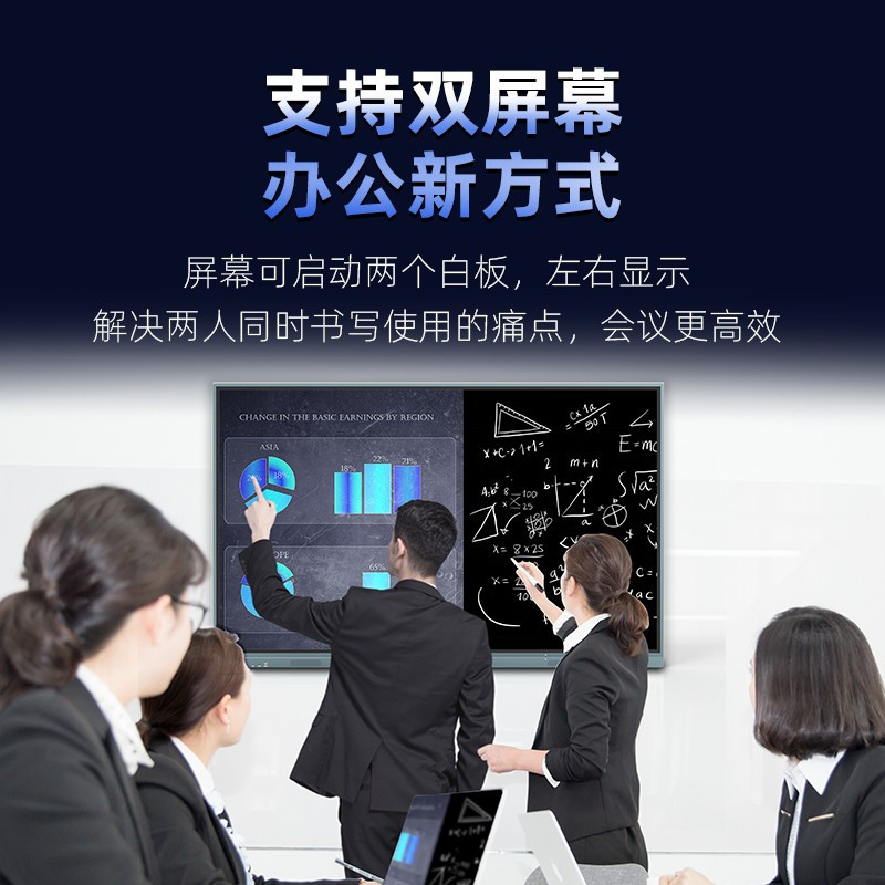 洛菲特/LOFIT LFT550M-DT1 红外式 壁挂式 单面 55电子白板