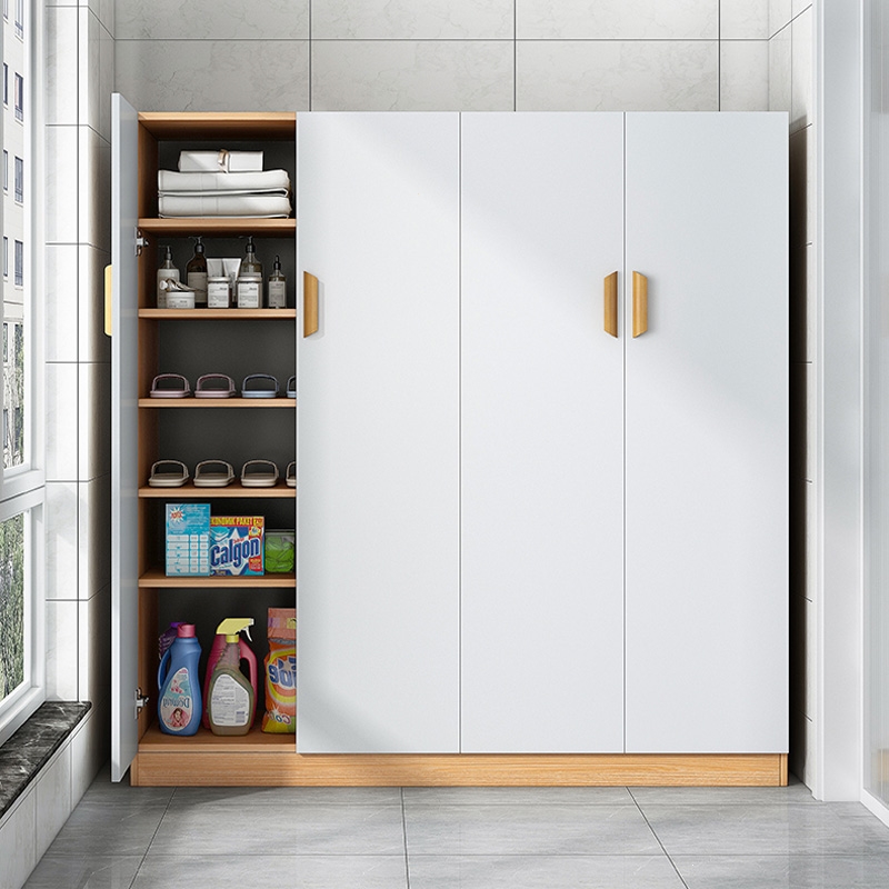 阳台储物柜大容量防晒杂物收纳置物柜符象落地式飘窗窗边矮柜地柜柜子