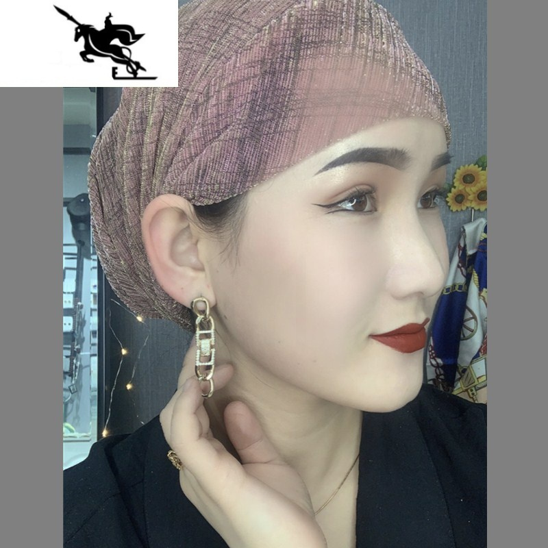 newlake夏季薄款包头帽遮白发帽双层软帽妈妈帽防风帽复古包发帽老年