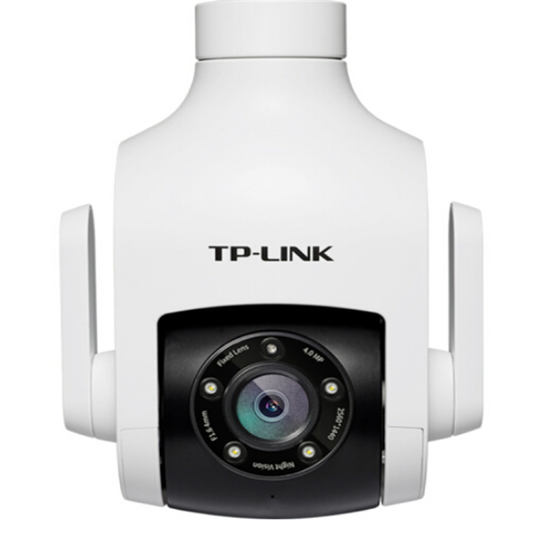 TP-LINK TL-IPC646-D4无线监控摄像头 400万高清星光室外防水云台球机 360全景监控网络wifi手机
