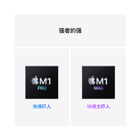 Apple 苹果 MacBook Pro 16英寸 笔记本电脑 轻薄本 M1 Max芯片 32GB+1T 银色 MK1H3