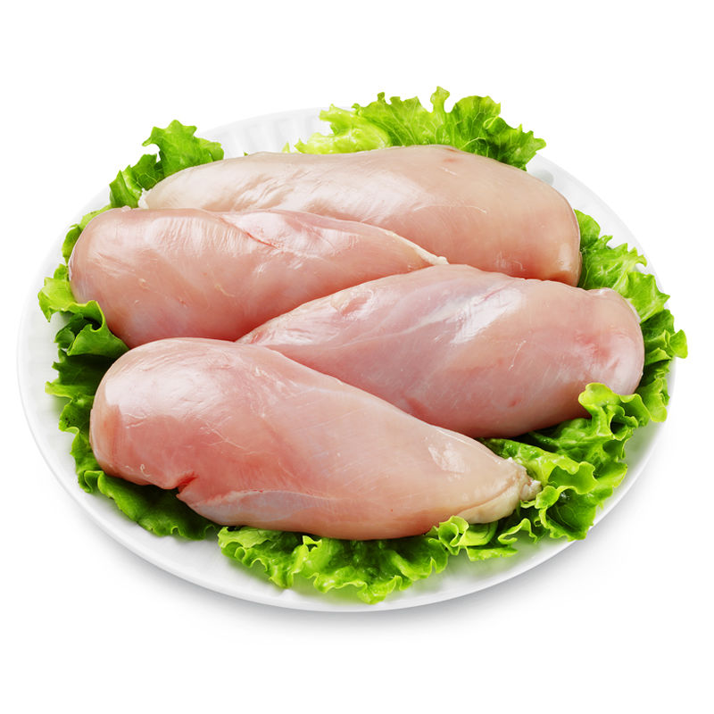 鸡胸肉鲜冷冻健身轻食鸡大胸肉生鲜鸡胸脯肉鸡胸肉2斤装参数
