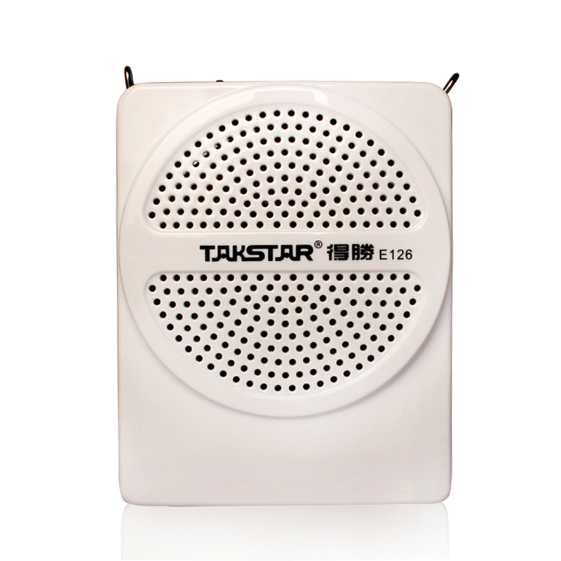 得胜(TAKSTAR) E126 小蜜蜂扩音器教学专用教师导游腰挂式大喇叭 黑色标配含麦克风