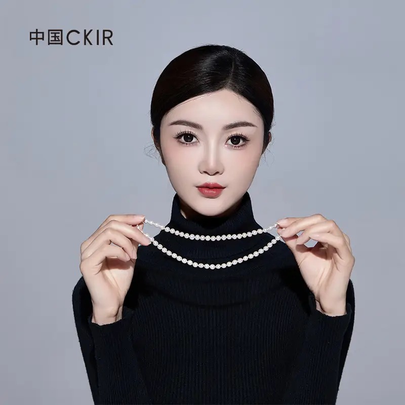 Cmierf Kuect(中国CKIR) 天然珍珠项链 CKIR-Z92519高清大图