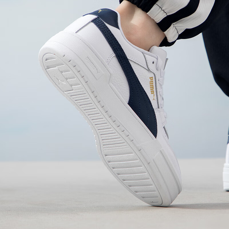 彪马(PUMA)板鞋男女时尚厚底增高休闲鞋舒适透气小白鞋耐磨运动鞋 380190-44