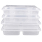 户美佳欣 一次性餐盒 1000ml四格/个