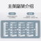 DXBG图书馆书架阅览室货架资料档案架钢制书架单面五层副架