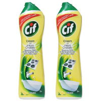 英国进口Cif晶杰柠檬清洁乳500ml*2瓶装