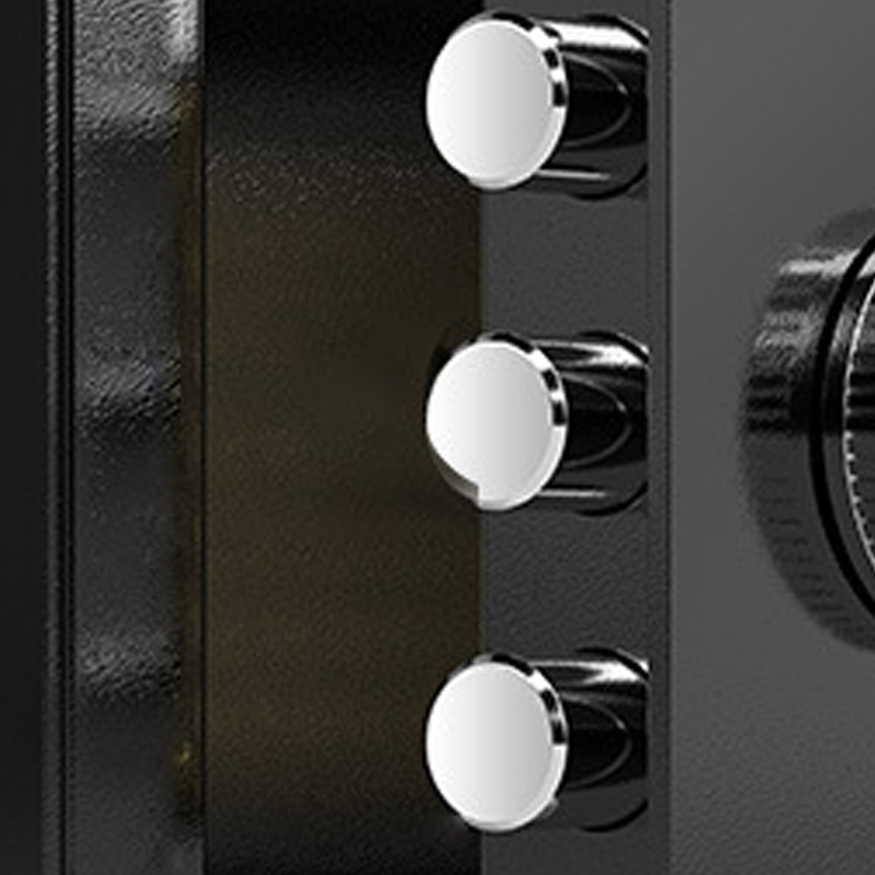 臻远 ZY40618085 小型保险柜密码保险箱全钢防盗保管箱 20cm黑色电子密码款高清大图