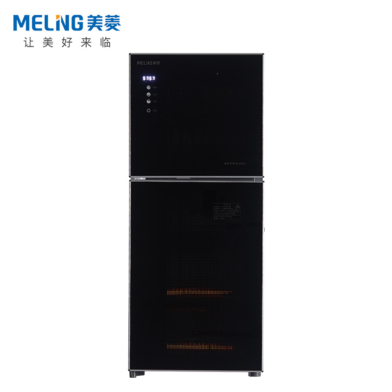 美菱(MeiLing) 消毒柜 立柜式 二星级 臭氧+高温 75L 上下双模碗柜 ZTD-ML108Bs高清大图