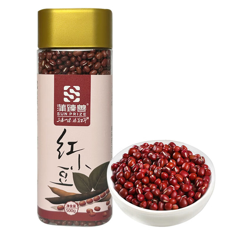 蒲臻善红小豆干净无杂圆润粒形温润食补居家常备500g高清大图