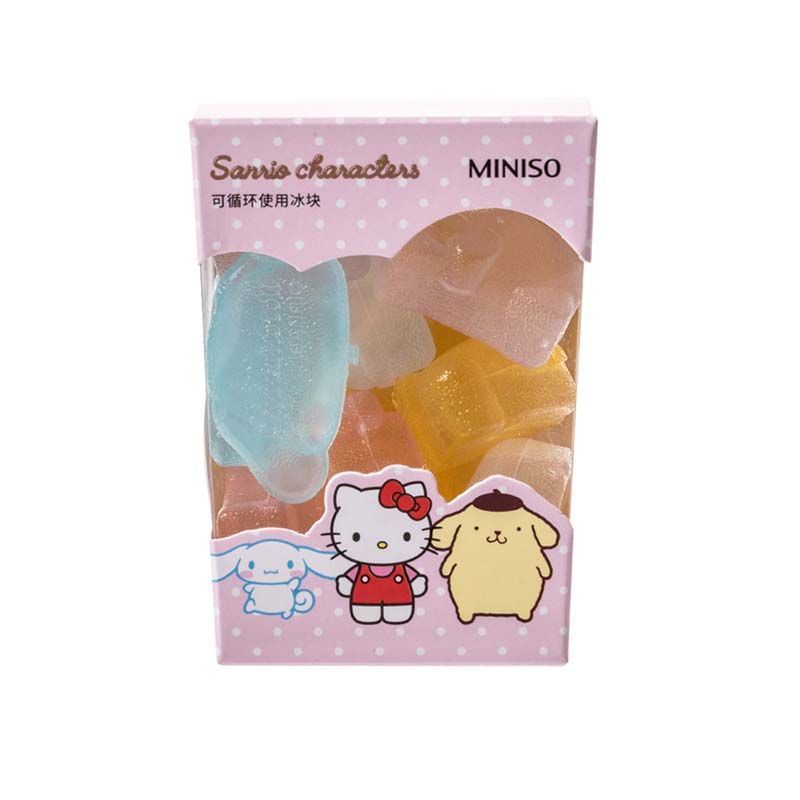 三丽鸥可循环使用冰块12个装 名创优品三丽鸥可循环使用冰块12个装MINISO速冻冰镇神器冰粒家用