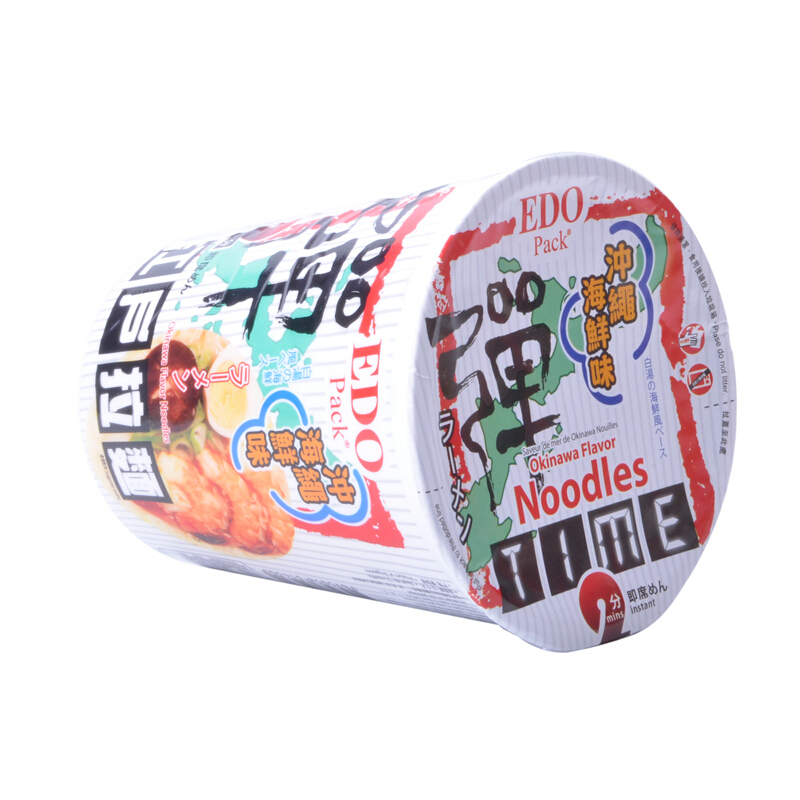 EDO pack冲绳海鲜杯面70g*12杯\箱