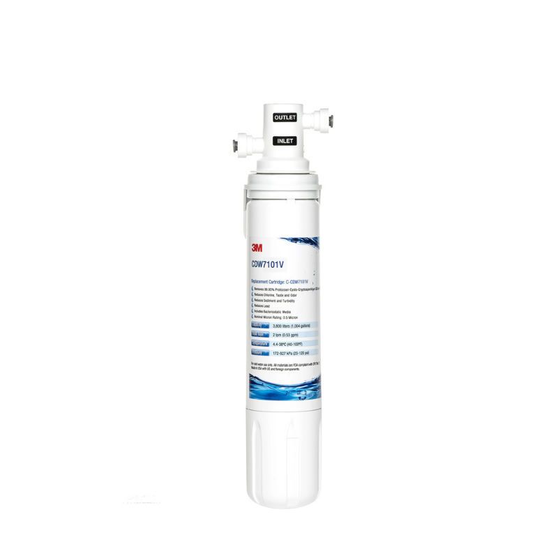 3M净水器母婴款3M净水器CDW7101V家用厨房直饮机净水机自来水过滤器直饮水保留矿物质 CDW71 2.2升大流量高清大图