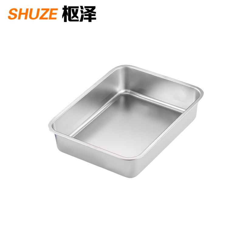 枢泽 不锈钢餐盆 45*35*10CM 个高清大图