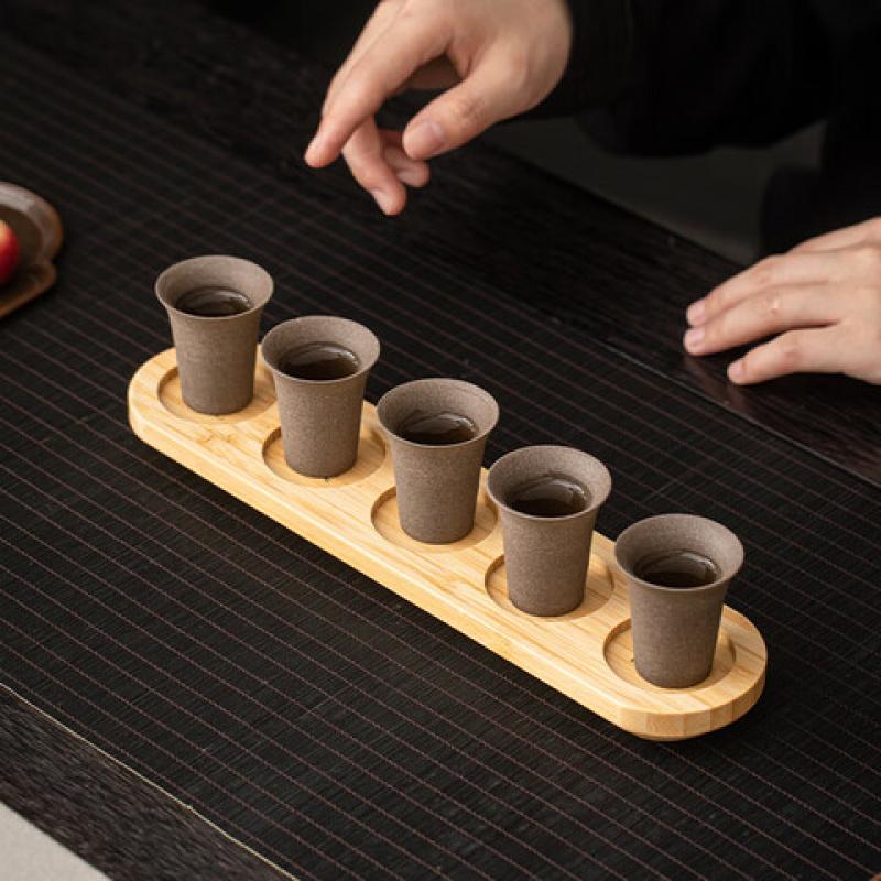 苏氏陶瓷(SUSHI CERAMICS) 杯杯是福 五行 品茗杯 ml*5 (单位:套)高清大图