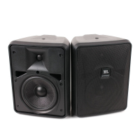 JBL CONTROL 25-1L室外全天候壁挂音箱 会议室背景音乐音响 黑色