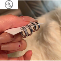 JiMi4件套 !睡觉不用摘!精致百搭耳环小众设计感耳饰女高级感耳钉女