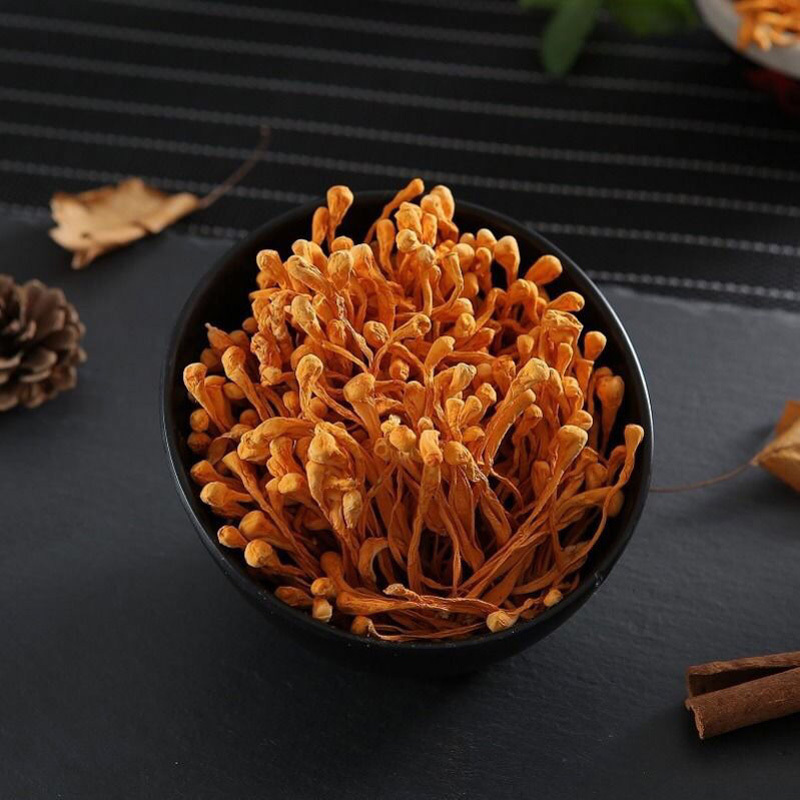虫草花干货T新鲜金蛹北虫草菇特级孢子头农户批发煲汤食材500克精包装