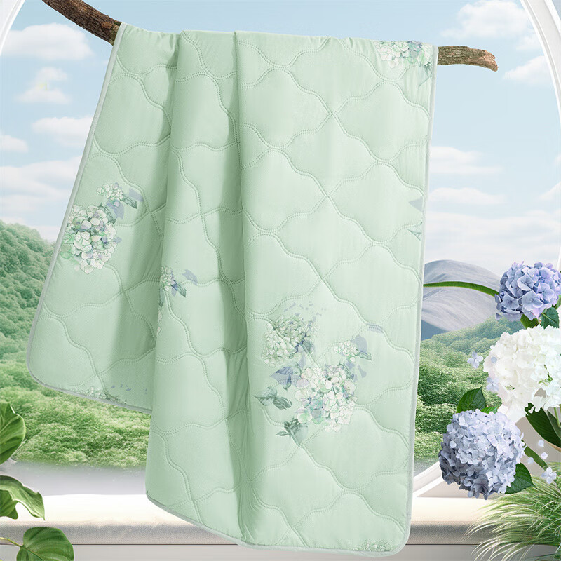 水星家纺DH溢香花语夏被-T全涤夏被150cm×200cm/条