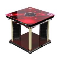 一均通达风电暖桌取暖茶几多功能烤火桌子取暖器功率3000W，定时功能支持、防水功能支持青花瓷80*80*72