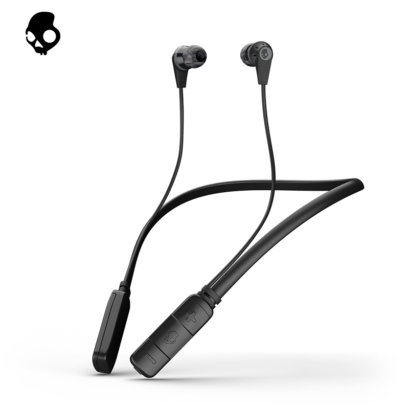 骷髅头(Skullcandy)INK’D 2.0 WIRELESS S2IKW-J509蓝牙运动无线耳机 黑色
