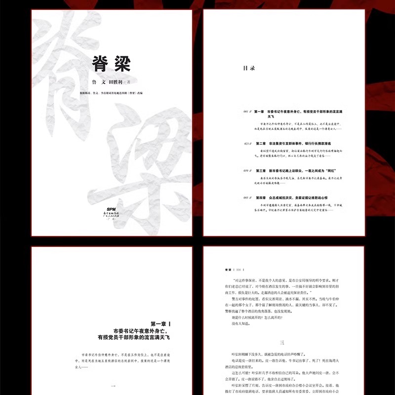 [醉染正版]正版 脊梁小说 鲁文田胜利 脊梁鲁文 脊梁 书 正能量反腐电视剧 共和国的脊梁 国之脊梁 官场 科学家绘本丛高清大图