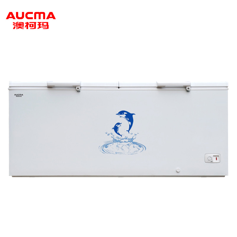 柯玛(Aucma) BC/BD-606H 606升 商用卧式冰柜 单温 冷藏冷冻切换 大冷冻力 顶开门 大冷柜