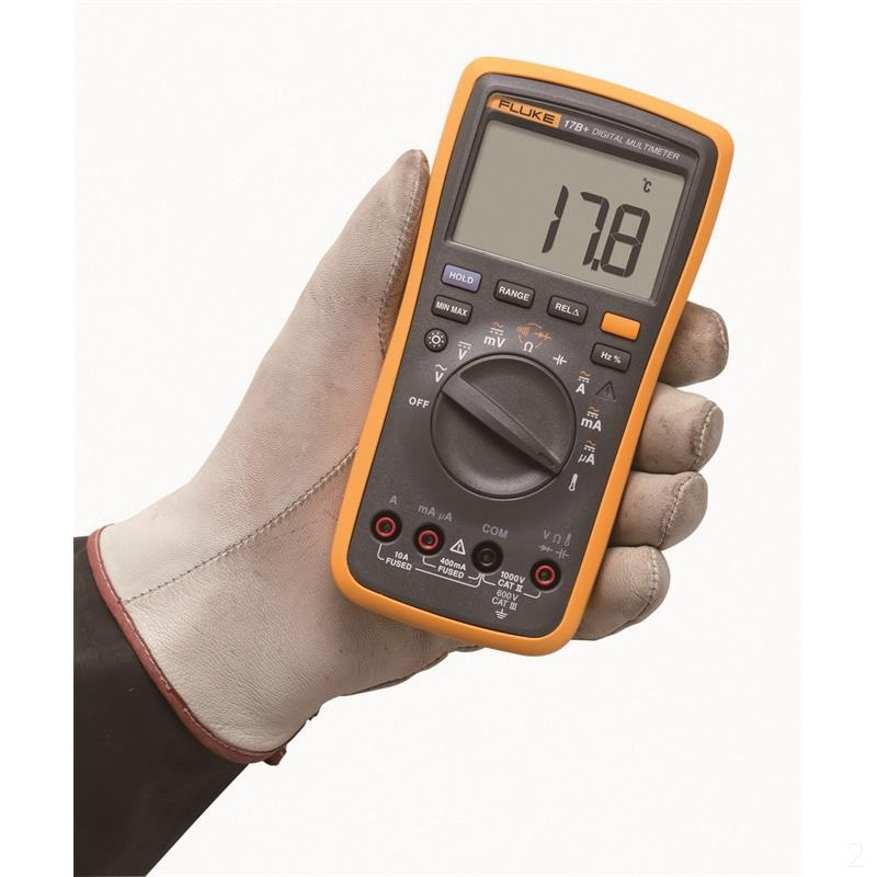 福禄克 Fluke FLUKE-17B+ CHINA FLUKE 17B+新型数字万用表(带温度测量)