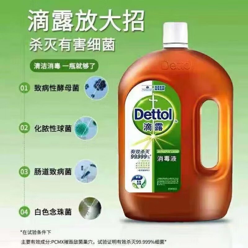 滴露(Dettol)消毒液 松木250ml*2高清大图