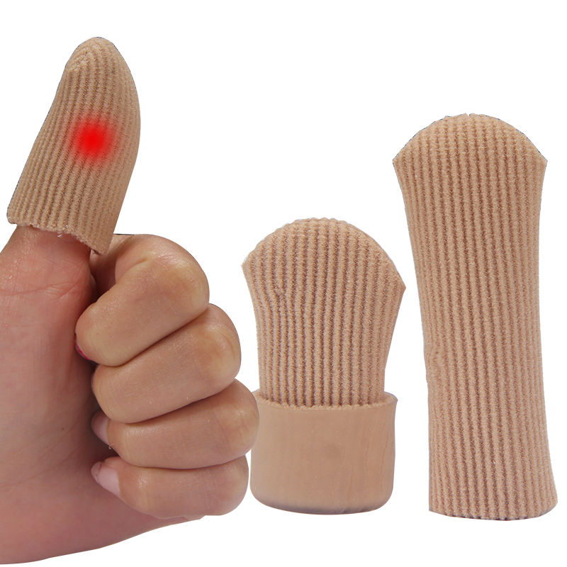 受伤手指保护套 保暖 防冻耐磨脚趾防护指头保护套指甲套保护套 [2个